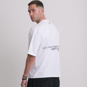Essentials Oversize Tee White - Image 5