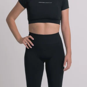 Terra Seamless Leggings Black - Image 5