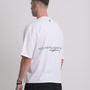 Essentials Oversize Tee White - Image 4
