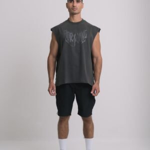 Forged Muscle Tank Dark Grey - Image 3