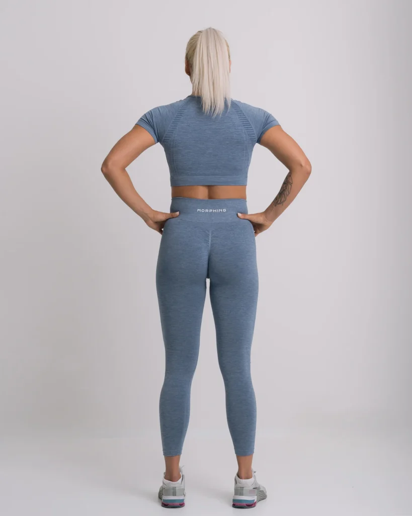 Terra Seamless Leggings Ice Blue
