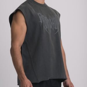 Forged Muscle Tank Dark Grey - Image 5