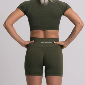 Terra Seamless Active Crop Top Fern Green - Image 3