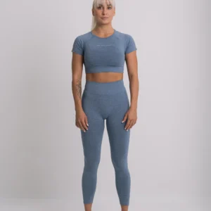 Terra Seamless Leggings Ice Blue - Image 5