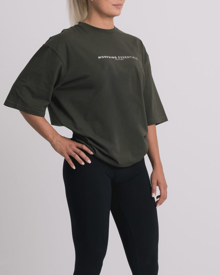 Essentials Oversize Tee Army Green