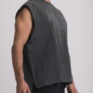 Forged Muscle Tank Dark Grey - Image 8