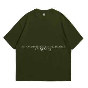 Essentials Oversize Tee Army Green - Image 8