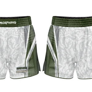 Fight Shorts White (Snake Camo) - Image 5