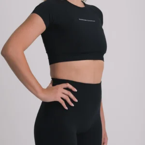 Terra Seamless Leggings Black - Image 2