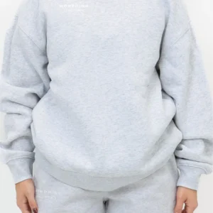 Relaxed Crewneck Grey Unisex - Image 6