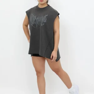 Forged Muscle Tank Dark Grey - Image 9