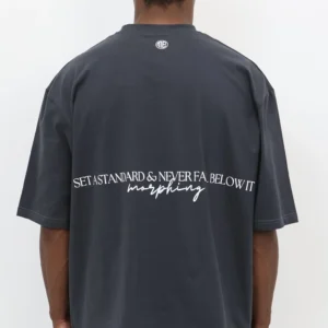 Essentials Oversize Tee Dark Grey - Image 3