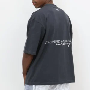 Essentials Oversize Tee Dark Grey - Image 5