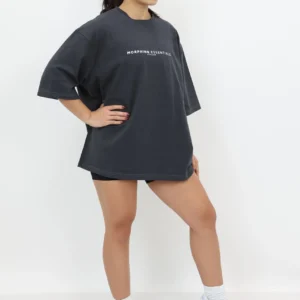 Essentials Oversize Tee Dark Grey - Image 2