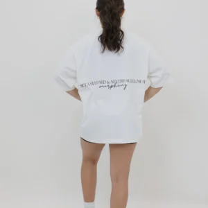 Essentials Oversize Tee White - Image 2