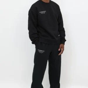 Relaxed Crewneck Black Unisex - Image 2
