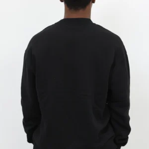 Relaxed Crewneck Black Unisex - Image 6