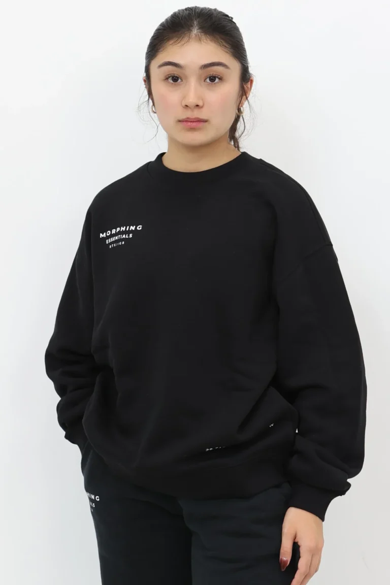Relaxed Crewneck Black Unisex