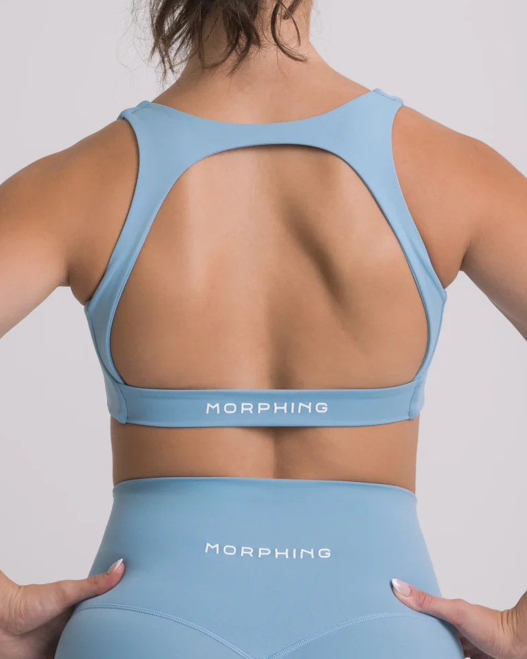 Vital Scoop Neck Bra Baby Blue