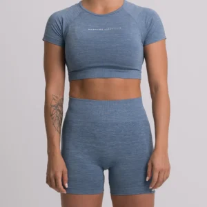 Terra Seamless Shorts Ice Blue | 4" - Image 6