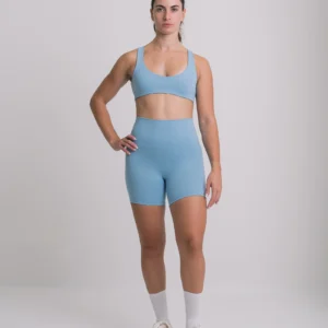 Vital Scoop Neck Bra Baby Blue - Image 5