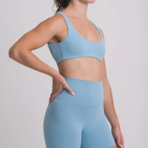 Vital Scoop Neck Bra Baby Blue - Image 4