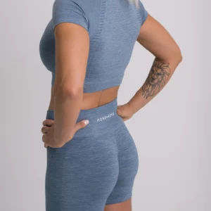 Terra Seamless Shorts Ice Blue | 4" - Image 3