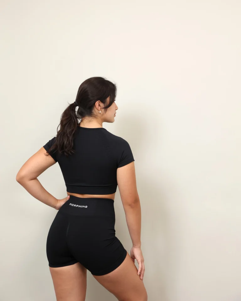 Terra Seamless Shorts Black | 4"