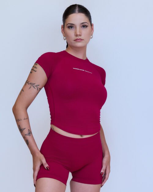 Elite Active Tee Cherry
