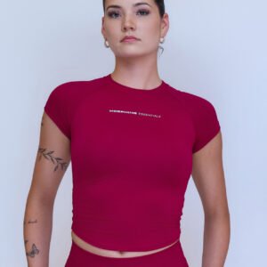 Elite Active Tee Cherry - Image 2